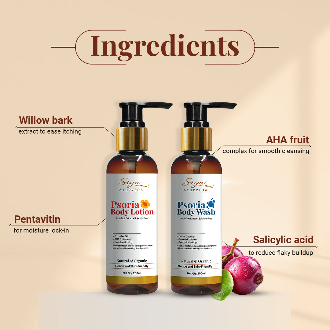 Psoria Body Wash + Body Lotion Kit