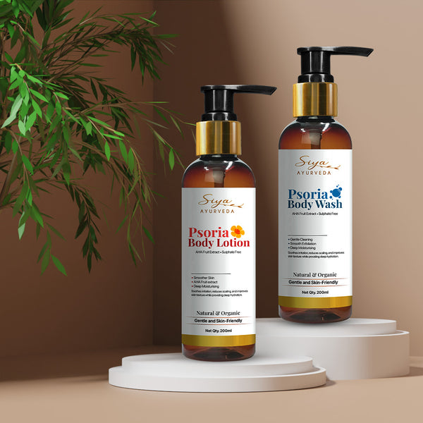 natural skin care body wash and lotion