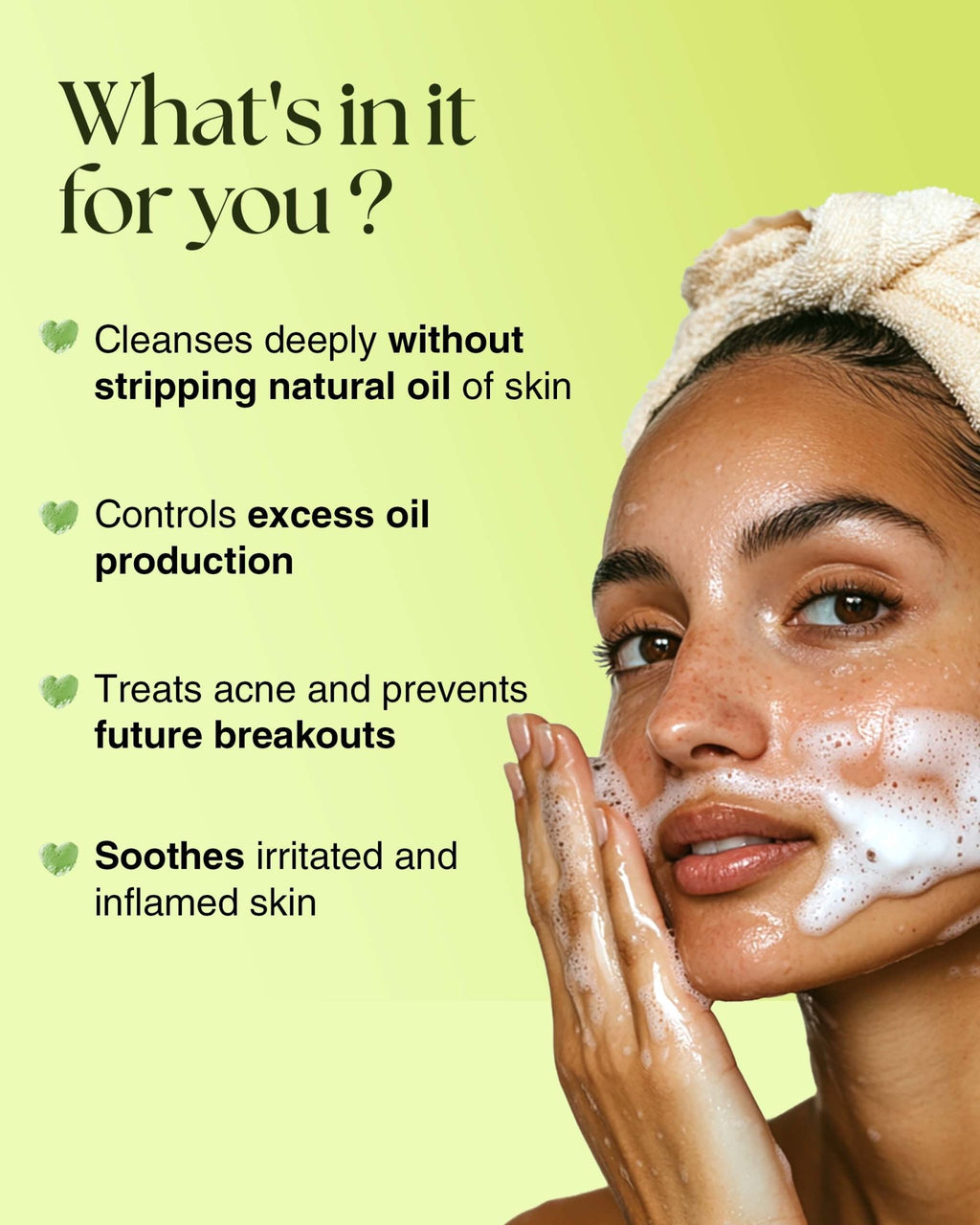 Anti Acne Face Wash: Foaming Face wash