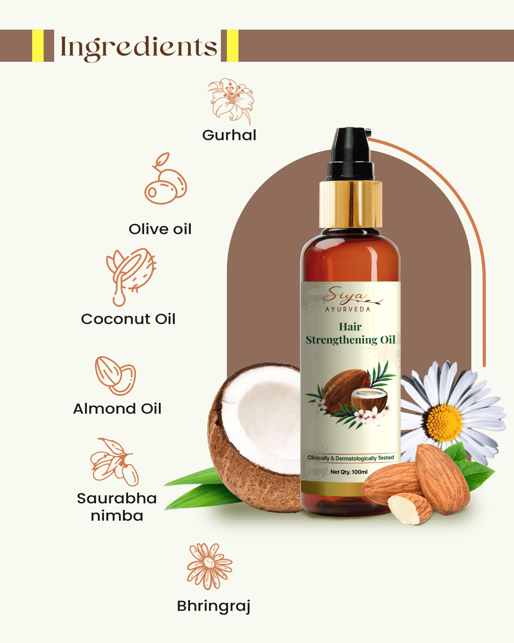 Siya Ayurveda Hair Strengthening Oil