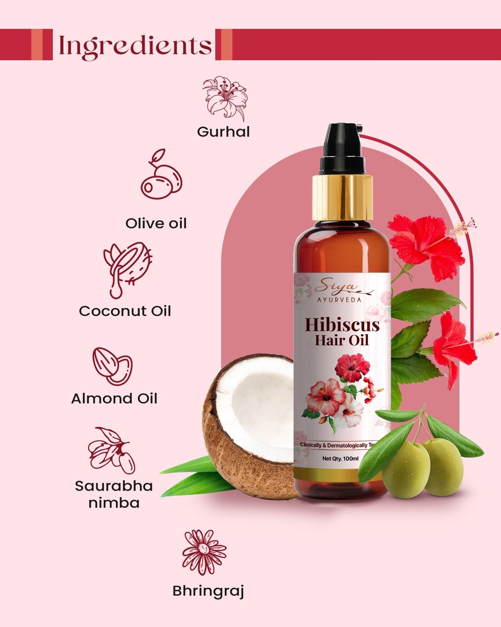 Siya Ayurveda Hibiscus Oil